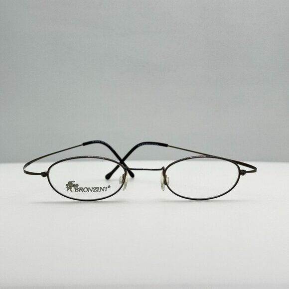Bronzini Eyeglasses Eye Glasses Frames 53 Gunmetal 46-20-140 main image 4